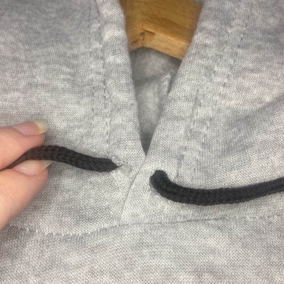 Grey Heart Hooded Jumper - Size 10 - Picture 3 of 8